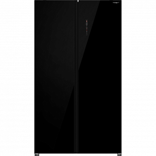 Холодильник WEISSGAUFF WSBS 1036 INVERTER NOFROST PREMIUM BLACK GLASS