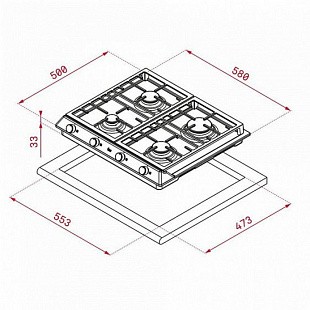 Варочная панель TEKA EX 60.1 4G AI AL CI