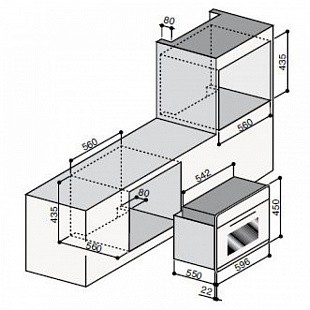 Духовой шкаф ILVE 645-CE3