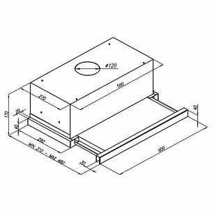 Вытяжка KUPPERSBERG SLIMLUX IV 60 X