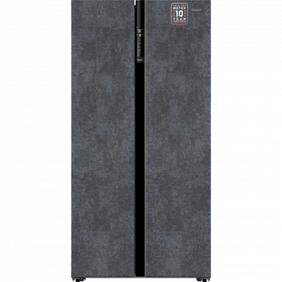 Холодильник WEISSGAUFF WSBS 600 NOFROST INVERTER ROCK GLASS