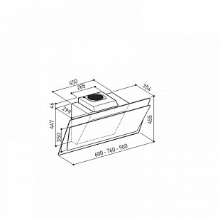 Вытяжка KORTING KHC 67070 GWN