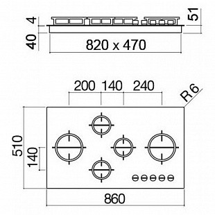 Варочная панель BARAZZA 1PMD95N