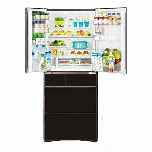 Холодильник HITACHI R-G630GU XK (CRYSTAL BLACK)