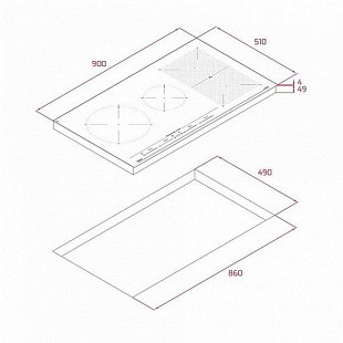 Варочная панель TEKA IZF 94300 MSP BLACK
