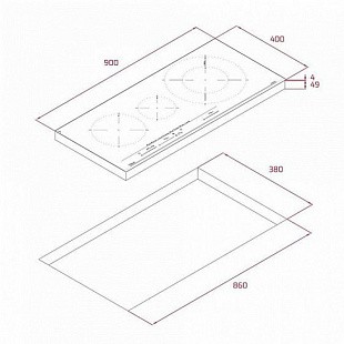 Варочная панель TEKA IZC 93320 MST BLACK