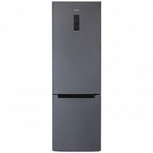 Двухкамерный холодильник Бирюса W960NF графит