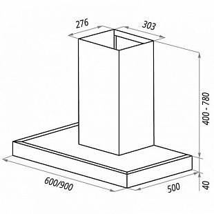 Вытяжка MAUNFELD RODING SLIM 60 НЕРЖАВЕЙКА