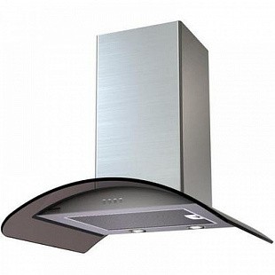 Вытяжка KRONASTEEL SHARLOTTA 600 INOX/DARK GLASS ELECTRONIC