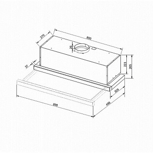 Вытяжка KORTING KHP 9975 GW