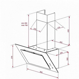 Вытяжка TEKA DVT 98660 TBS BLACK
