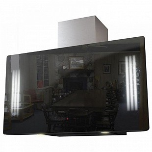 Вытяжка KRONASTEEL NAOMI MIRROR 900 BLACK 5P-S