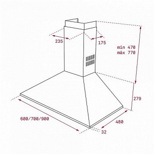 Вытяжка TEKA DBB 60 BLACK
