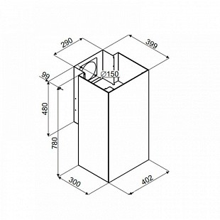 Вытяжка MAUNFELD BATH PLUS 402 МЕДНЫЙ