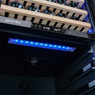 Винный шкаф MEYVEL MV77PRO-KBT2 (DARK CHOCOLATE)