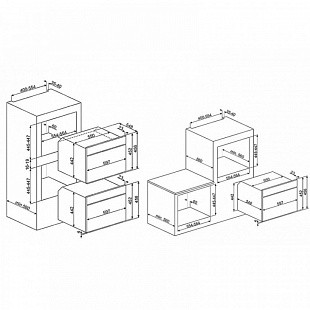 Духовой шкаф SMEG SF 4603 VCNR