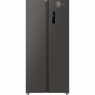 Холодильник WEISSGAUFF WSBS 500 INVERTER NOFROST DARK GREY