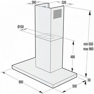 Вытяжка GORENJE WHT961STX