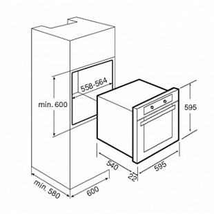 Духовой шкаф TEKA FGE 730 NAT