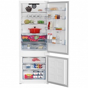 Встраиваемый двухкамерный холодильник Beko BCNE400I35ZS