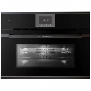 Компактный духовой шкаф с СВЧ KUPPERSBUSCH CBM 6550.0 S2 BLACK CHROME