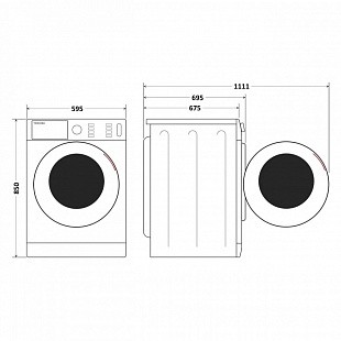 Сушильная машина TOSHIBA TD-BK100GHRU(WS)