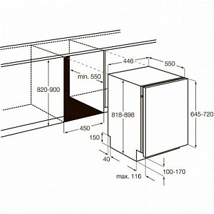 Посудомоечная машина ZANUSSI ZDV 91400FA