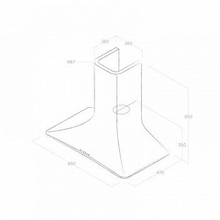 Вытяжка GORENJE WHT68INB