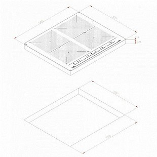 Варочная панель TEKA IZF 64600 BK MSP