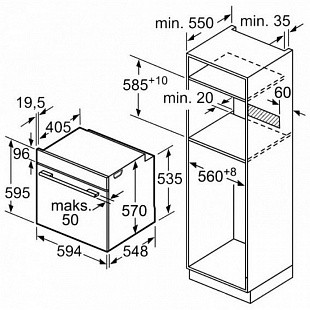 Духовой шкаф BOSCH HSG636XS6