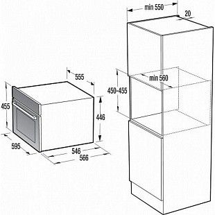 Духовой шкаф GORENJE BCMS 598 S19 X