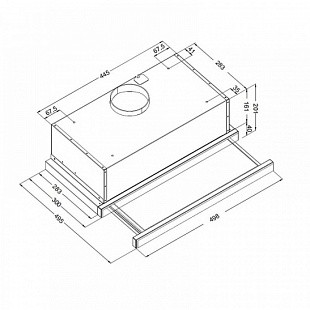 Вытяжка KORTING KHP 5512 GW