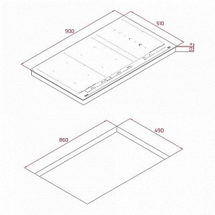 Варочная панель TEKA IZF 99700 BK MST