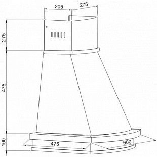 Вытяжка KORTING KHC 6730 RB