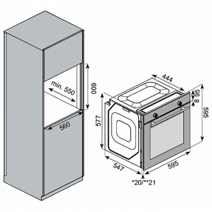 Духовой шкаф KUPPERSBERG HF 610 BX