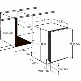 Посудомоечная машина ZANUSSI ZDV 91500FA