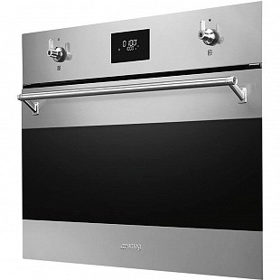 Встраиваемая микроволновая печь SMEG SO4301M0X CLASSICA