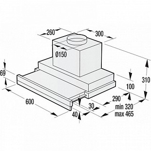 Вытяжка GORENJE BHP 643 ORAW