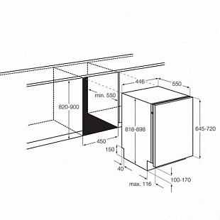 Посудомоечная машина ZANUSSI ZDV 14001 FA