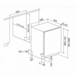 Посудомоечная машина FULGOR FDW 82102